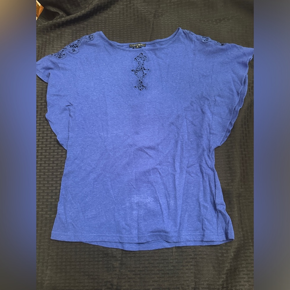 Leo Guy Blue Blouse Size 2